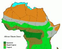 भूगोल की तालिका अफ्रीका के 7 प्राकृतिक क्षेत्र
