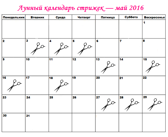 Календарь стрижки ногтей на июнь оракул